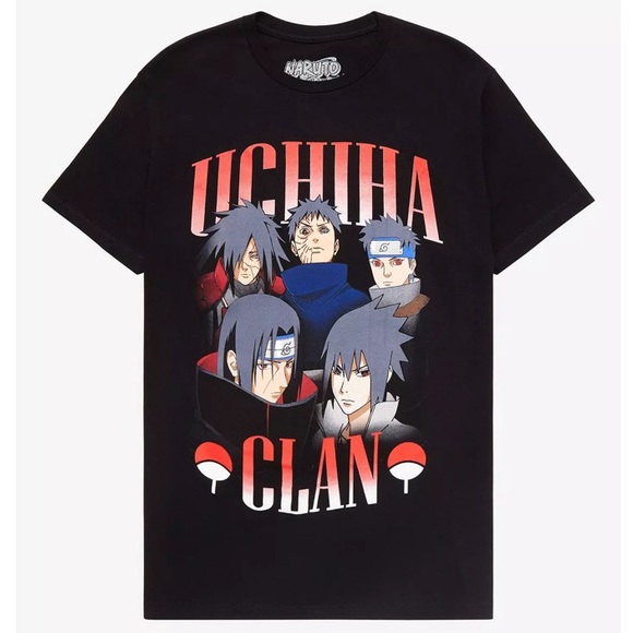 Other - Naruto Shippuden Ombre Uchiha Clan Collage T-Shirt
